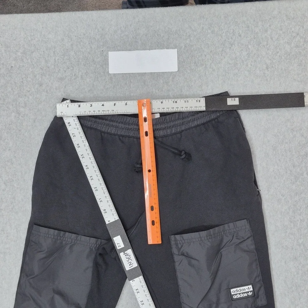 Adidas Men Activewear Pants L Black Vocal Sweatpants RYV‎ PANTS